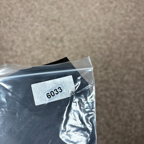 Vintage Nike Track Pants Men's Black White Lined Y2K Grunge Skate Goth Size L - Picture 10 of 10